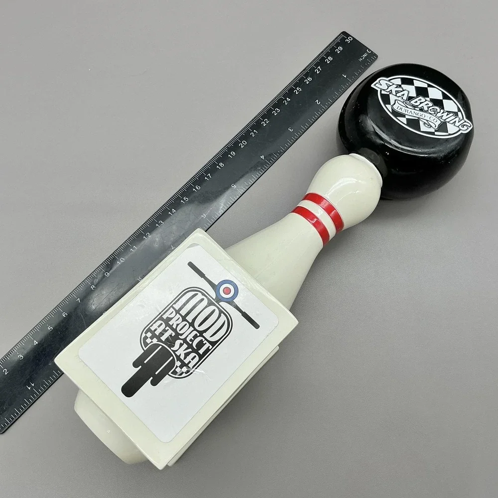 Ska Brewing Bowling Pin Tap Handle Mod Project Durango CO Bar Beer Logo Draft